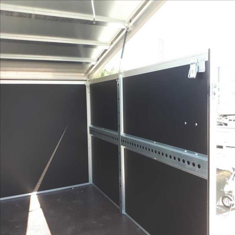 Remolque transportador JALON JCC750 con capacidad de carga de 750 kg