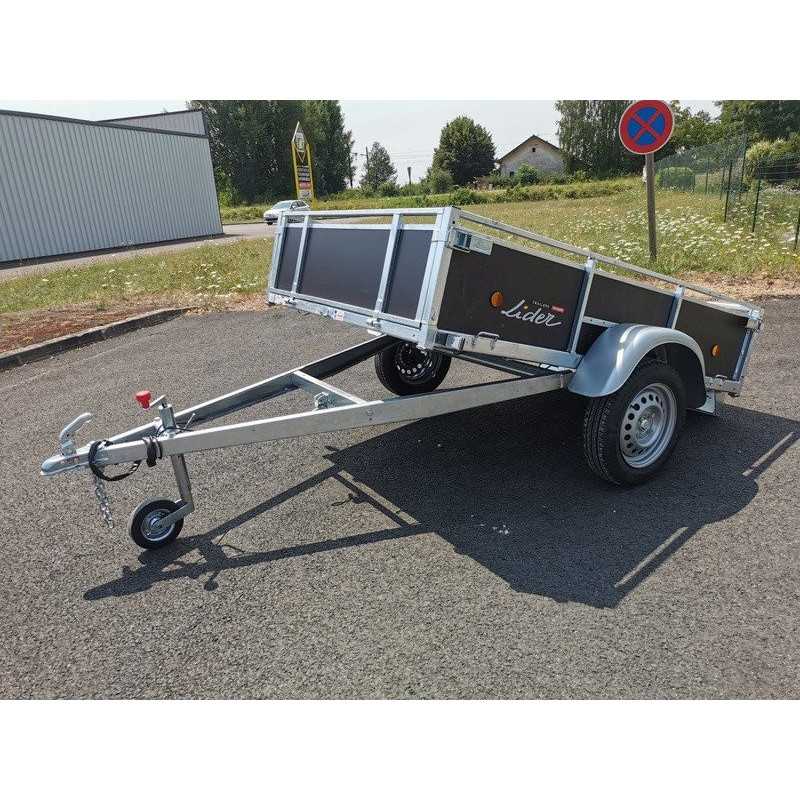 Remolque Lider Bois 39440 de 1 eje con capacidad de carga de 750 kg