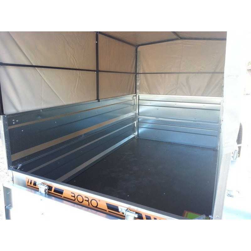 Remolque portaequipajes Boro de 2 ejes y 750 kg: Conducir sin carnet electrónico