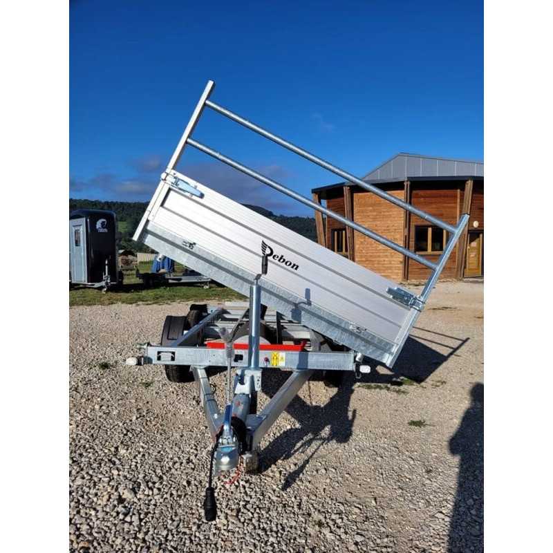 Remolque basculante hidráulico TRIBENNE de 2 ejes PW2.3 Debon