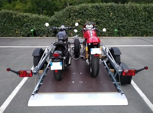 Remolque doble para motocicleta