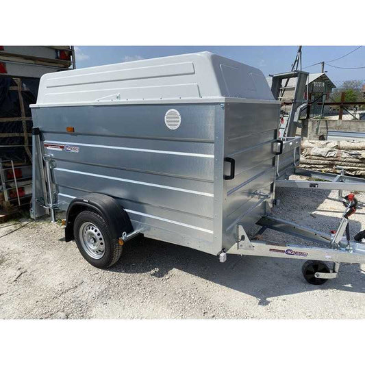 Remolque Cresci Van PT6F con frenos – capacidad de carga 750 kg