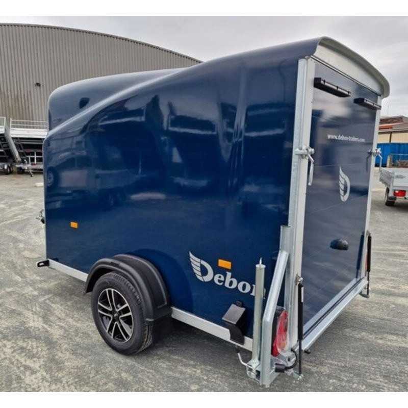 Remolque Pullman Debon Cargo 1300 Azul con Suspensión y Puerta Lateral