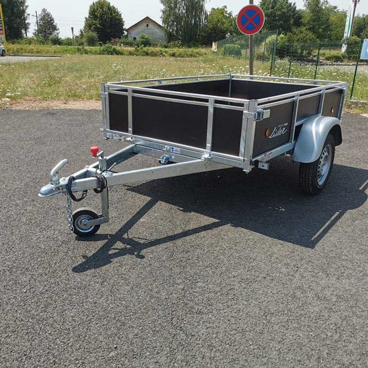 Remolque Lider Bois 39440 de 1 eje con capacidad de carga de 750 kg