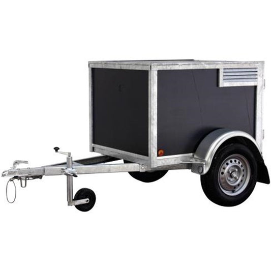 Remolque para dos perros BW Trailers - marrón